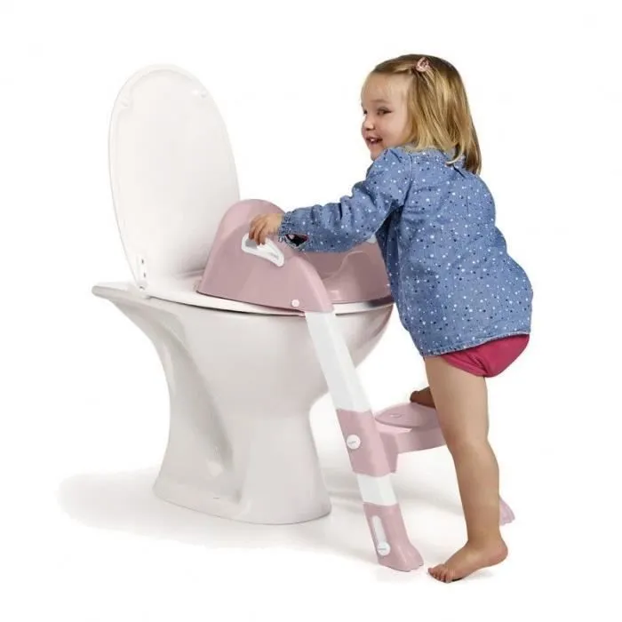 THERMOBABY Reducteur de wc kiddyloo® - Rose poudré-3