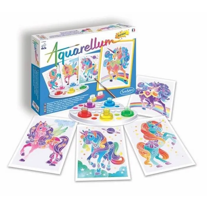 Aquarellum Junior : Licornes-0