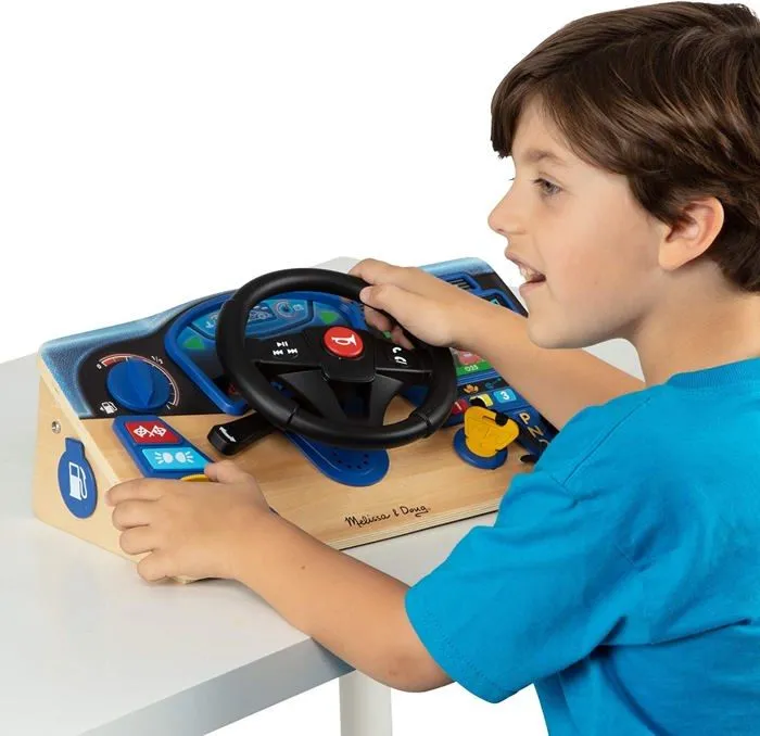 Melissa & Doug tableau de bord interactif Vroom & Zoom bois junior-2