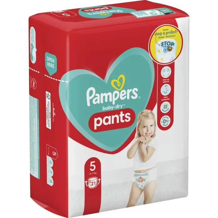 PAMPERS Baby-Dry Pants Taille 5 - 21 Couches-culottes-7