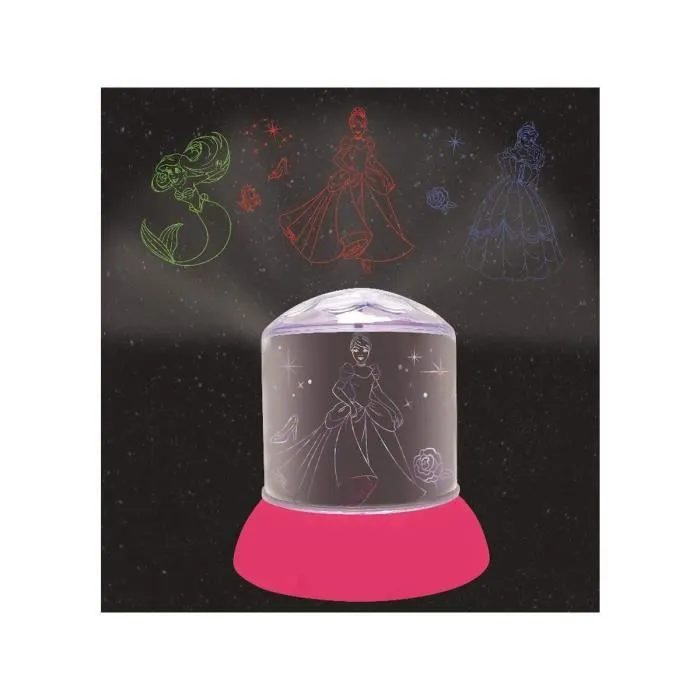 Veilleuse LED Disney Princesses - LEXIBOOK - Projection 3 couleurs-2