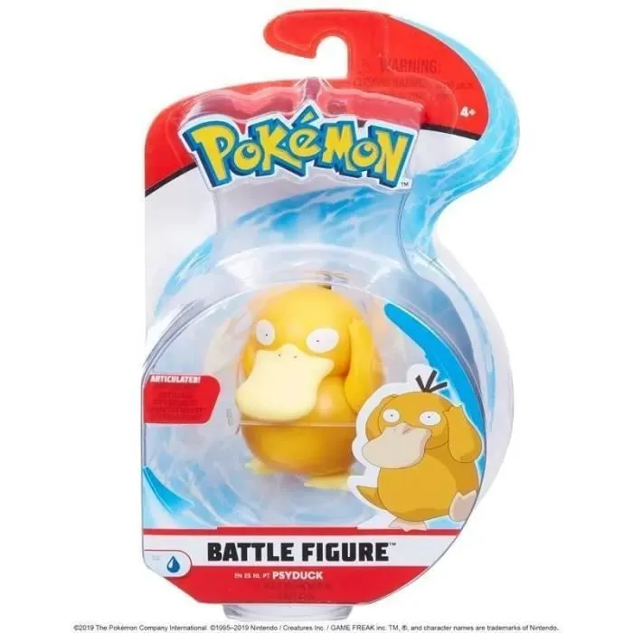 Figurine Pokemon Psykokwak - Pack 1 - Saison 3 - Marque WICKED - Pour Enfant de 3 ans et plus-0