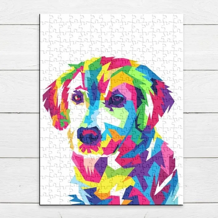 Puzzle Classique - FABULOUS - Chiot Labrador Bebe Chien Multicolor Art - 280 Pièces - Intérieur - Mixte - Adulte-3