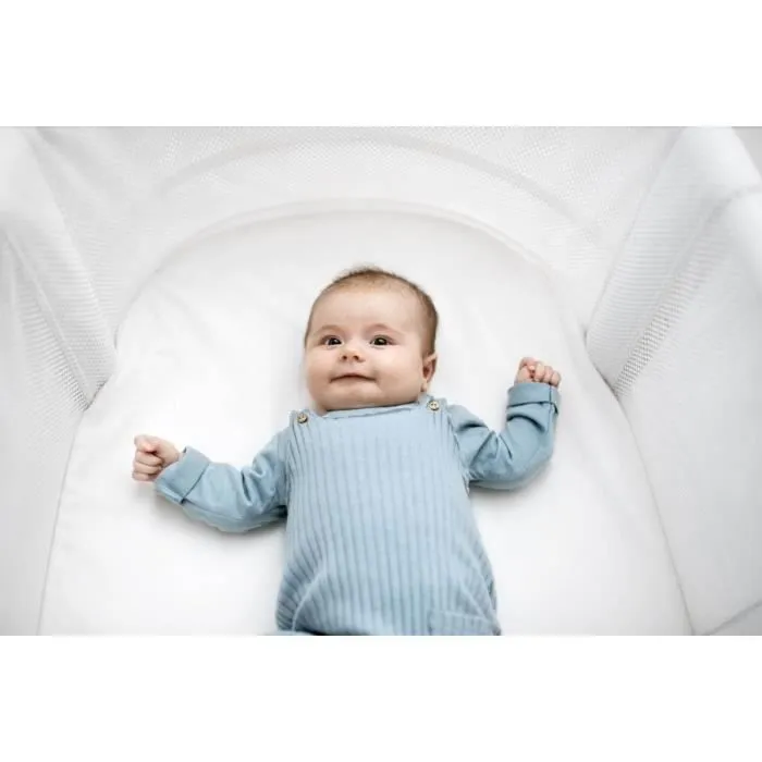 Drap-housse pour Berceau Évolutif - BABYBJÖRN - Blanc - Coton bio-1