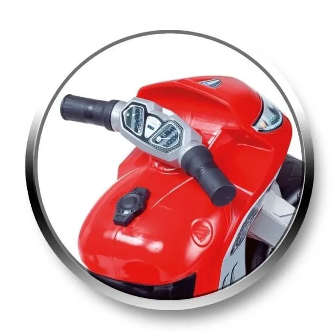Moto autoportée Molto Cross Premium - Rouge - Pour enfant de 2 ans - Batterie électrique-3