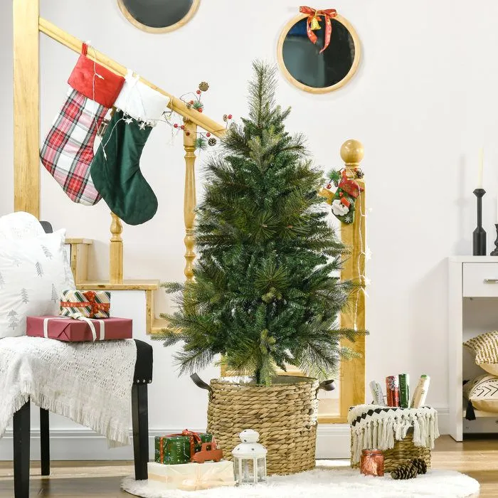 HOMCOM - Sapin de Noël - PVC - 61x61x120cm - Vert-2