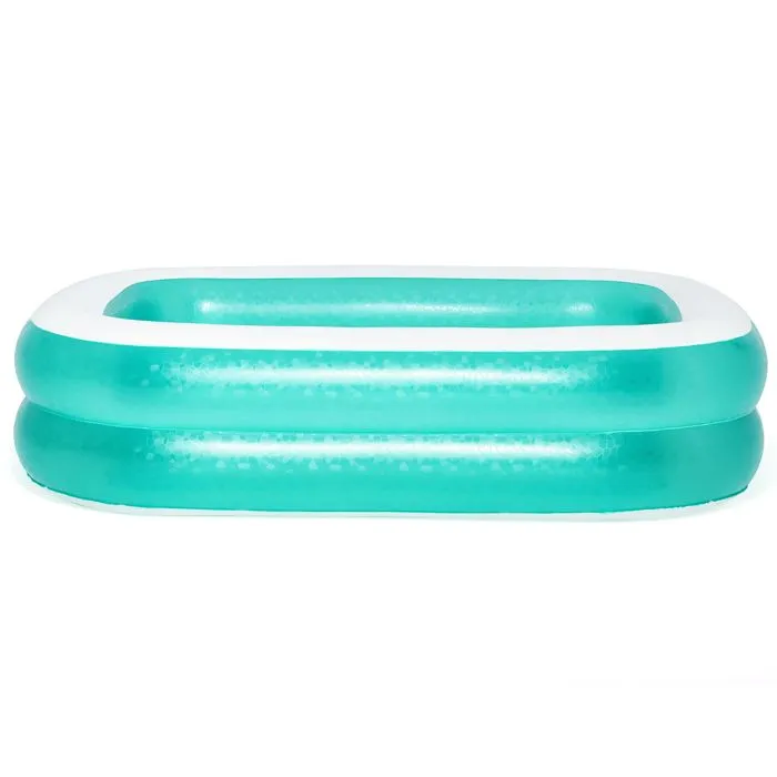 Piscine gonflable pour enfants- Bestway - Rectangulaire - 201 x 150 x 51 cm - Bleu-0