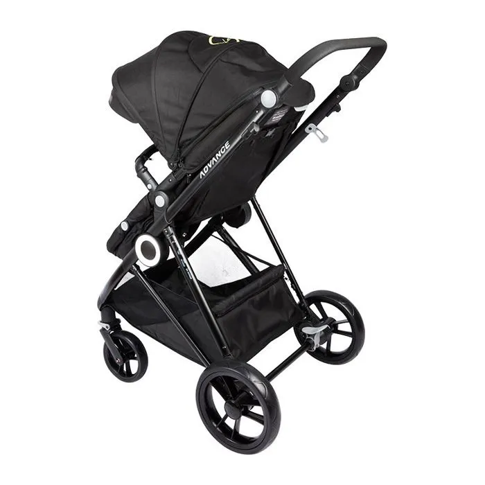 Trio Poussette transformable + Coque + Base Isofix I-Size I-Leo Noir - 0m+-5