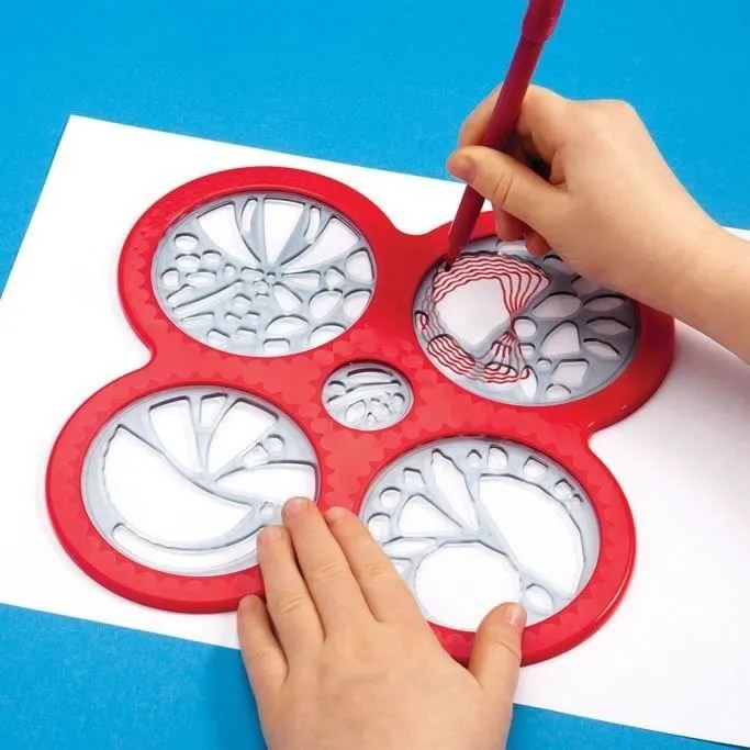 Coffret Cyclex - SPIROGRAPH - Création de spirales à l'infini avec les roues rotatives !-3