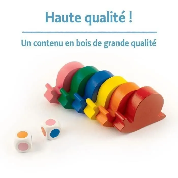 Allez les escargots - Ravensburger - Jeu de société enfants - Jeu de parcours - 2 à 6 joueurs - Dès 3 ans-2