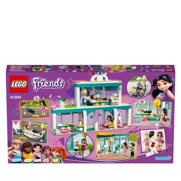 LEGO® Friends 41394 L’hôpital de Heartlake City avec Mini Poupées et Jouet Ambulance, pour Filles et Garçons de 6 ans et +-1