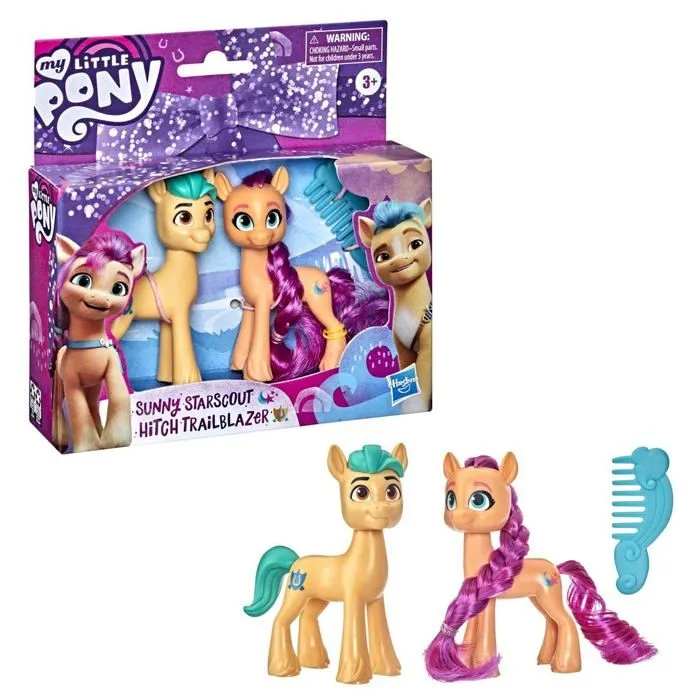 Poupee Hasbro - F37805L0 - My Little Pony Figurines Cheveux Royaux, Multicolore ()-1