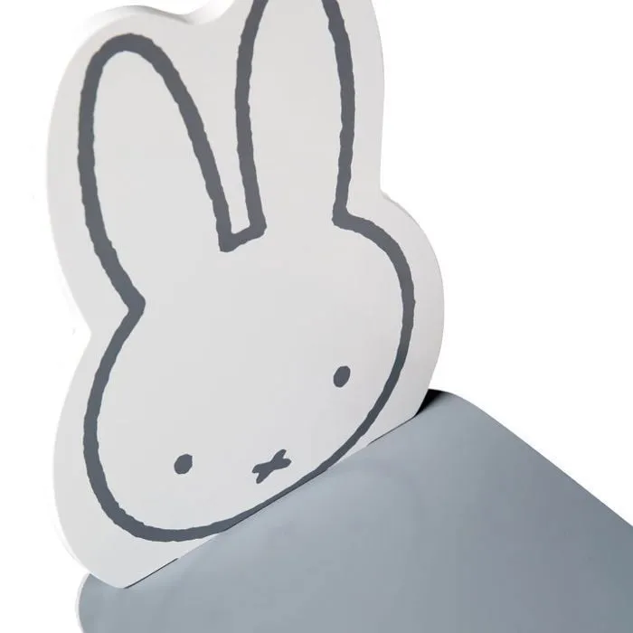ROBA Ensemble Table + 2 Chaises Enfants - miffy® - Motif Lapin - Table de Jeu et d'Apprentissage - Gris / Blanc-3