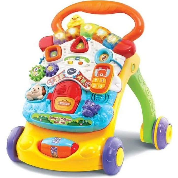 VTECH - Super Trotteur Parlant 2 en 1 - Multicolore-0