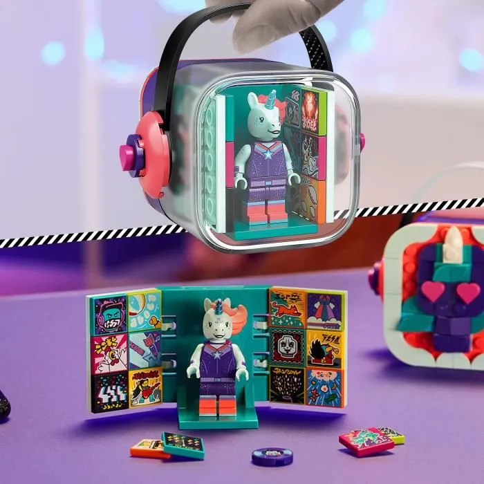 LEGO® 43106 VIDIYO™ Unicorn DJ BeatBox Créateur de Clip Vidéo Musique, Jouet Musical avec Licorne, Appli Set de Réalité Augmentée-2