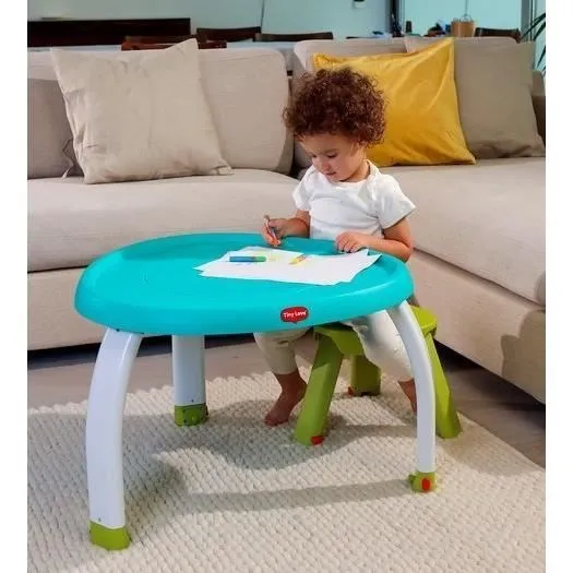 TINY LOVE Centre d'activités 5 en 1, Jouets, pousseur, évolutif table+chaise, 3 mois à 3 ans, Meadow days-4