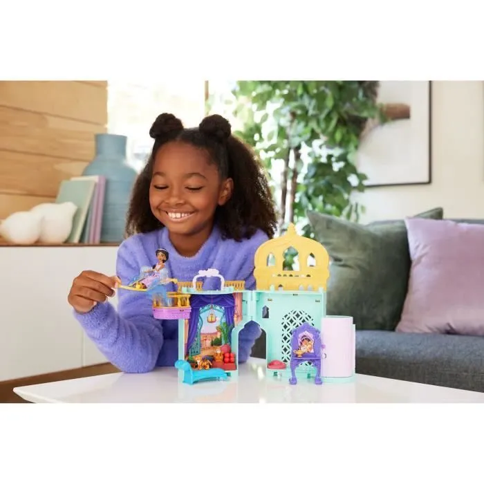 Princesses Disney-Le Château de Jasmine avec mini-poupée HLW93-1