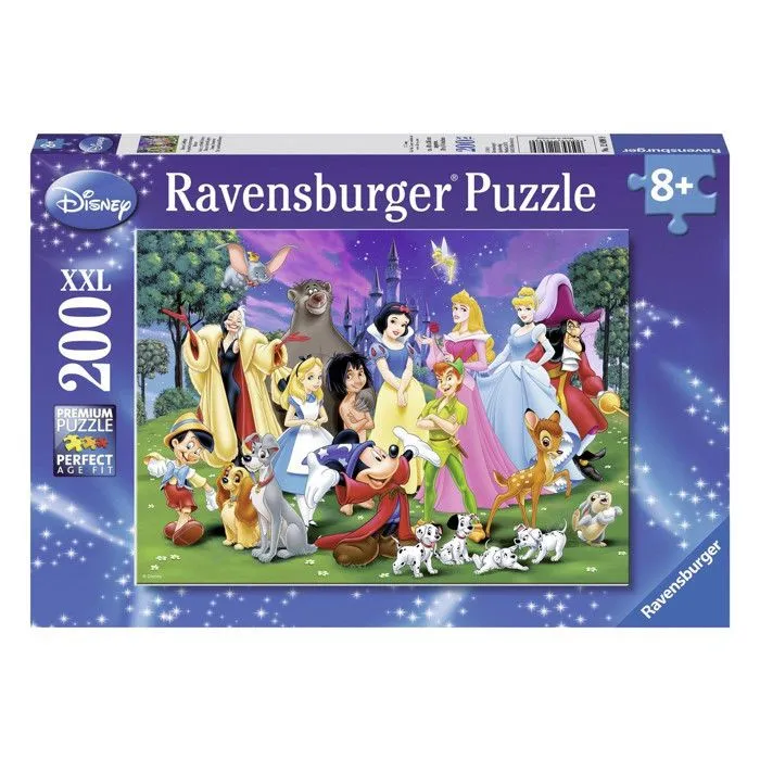 Puzzle 200 pièces XXL : Les grands personnages Disney-1