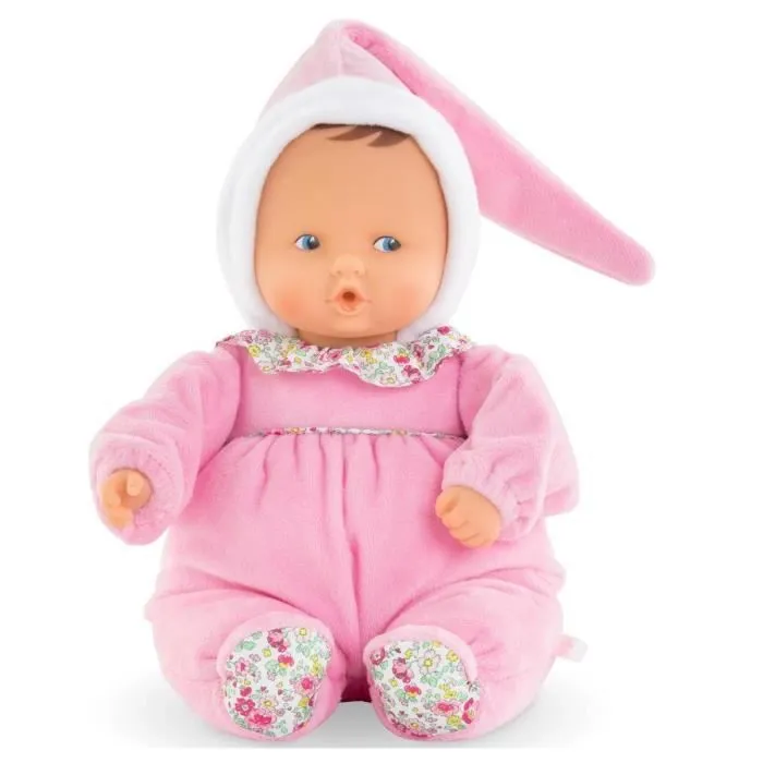 Mon Doudou COROLLE - Babipouce Jardin en Fleurs - 28 cm - senteur de vanille - dès la naissance-0