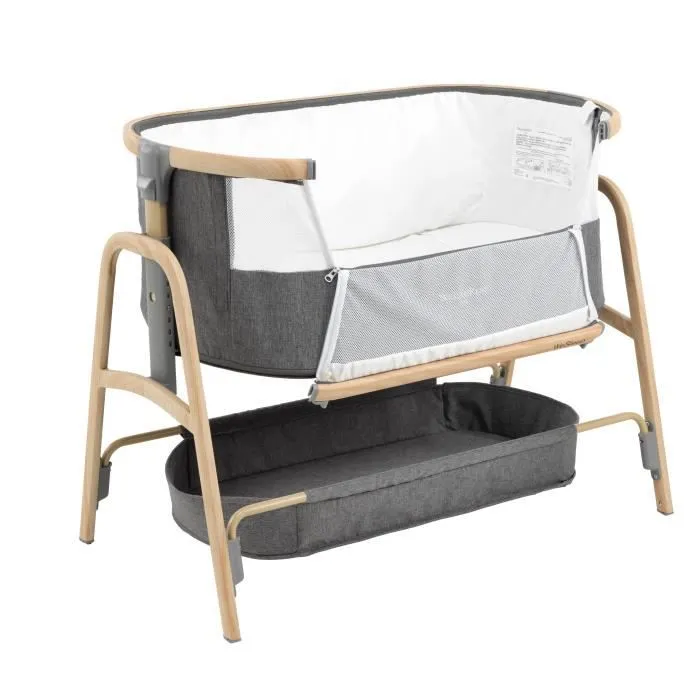 Berceau Cododo WILLIAM KENT 1733 - Gris - Métal et tissu - Matelas inclus-1