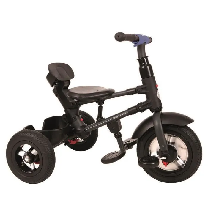 QPLAY- Tricycle évolutif pliant Rito avec roues pneumatiques bleu-1