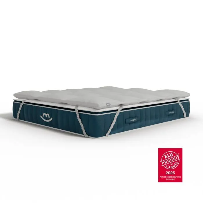 Pack Premium - Matelas mémoire de forme et surmatelas - 90x200 - Épais.30cm-0