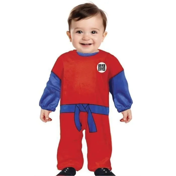 DÉGUISEMENT GUERRIER MANGA BÉBÉ 18/24 MOIS Rouge, Bordeaux-0