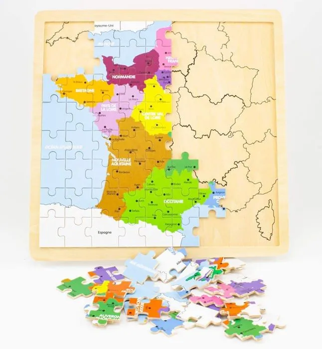 Ulysse- Puzzle, France, Carte, 3971 3971-2