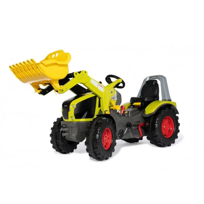 Tracteur à pédale - ROLLY TOYS - X-Trac Premium CLAAS Axion 960 - Chargeur et changement de vitesse - Vert-0