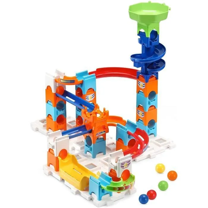 Circuit à billes VTECH Marble Rush - Adventure Set S100 - 61 pièces et 5 MarbleBilles incluses-4