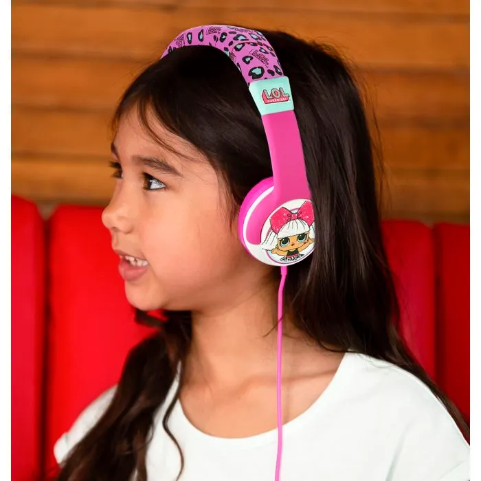 Casque LOL Surprise! Kidsafe - LOL SUPRISE! - Rose et blanc - Limite en décibels (85) - Stéréo-4