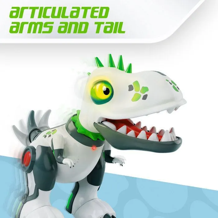 Dinopunk, Dinosaure Telecommandé Enfant Robot Programmable 20 Actions, Jouet Enfant 5 Ans Garçon Robot Telecommande Vector Robot-4