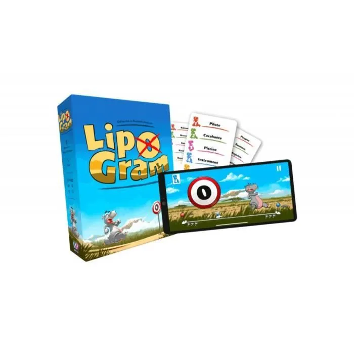 Jeu de société Lipogram - Asmodee - Fais deviner ton mot - Application offerte pour + de niveaux de jeu-2