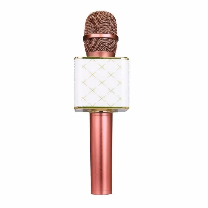 ROSE Q7 microphone de chant sans fil karaoké portable connecté avec téléphone pour IPHONE pour SAMSUNG etc.-2