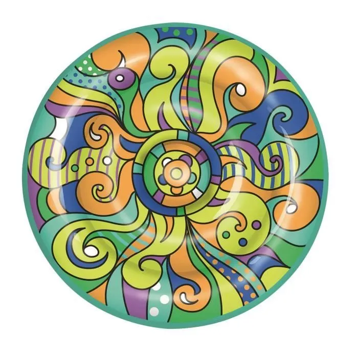 Île Gonflable - BESTWAY - Pop Art - Ø188 cm - Multicolore - PVC-2