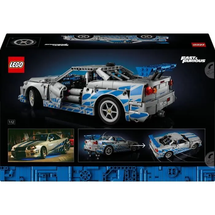 LEGO Technic 42210 Voiture Nissan Skyline GT-R (R34) 2 Fast 2 Furious - Set pour Adulte-5