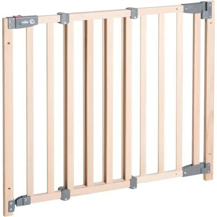 Barrière de Sécurité Bébé "Safety Up" pour Porte - ROBA - Largeur Réglable de 70 - 118.5 cm-0