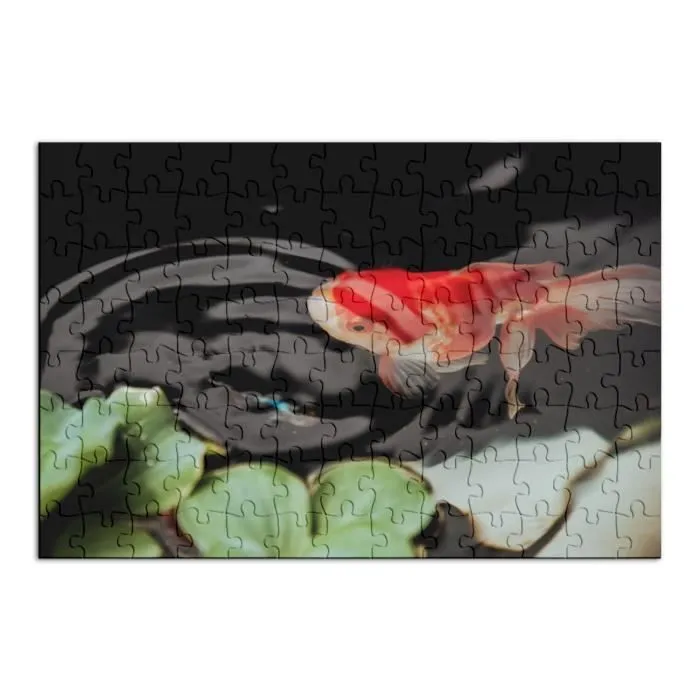 Puzzle Classique 100 pièces Poisson Rouge à la Surface de l'Eau Nature - FABULOUS - Adulte - Intérieur-1