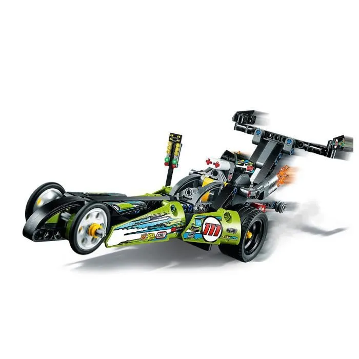 Bebeboutik LEGO Technic 42103 Le dragster Voiture de Course Vehicule Jouet de Construction pour Garcon et Fille de 7 ans et