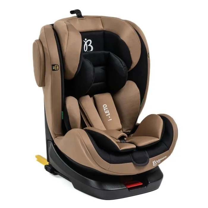 BEBELISSIMO - Siège auto Isofix - pivotant 360 ° - 40-150cm - 0-36kg - i-size - Leto - beige - protections latérales-1
