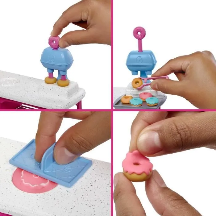Barbie®-Barbie® Pâtisserie-Coffret poupée « Malibu » et 18 accessoires HJY19-4