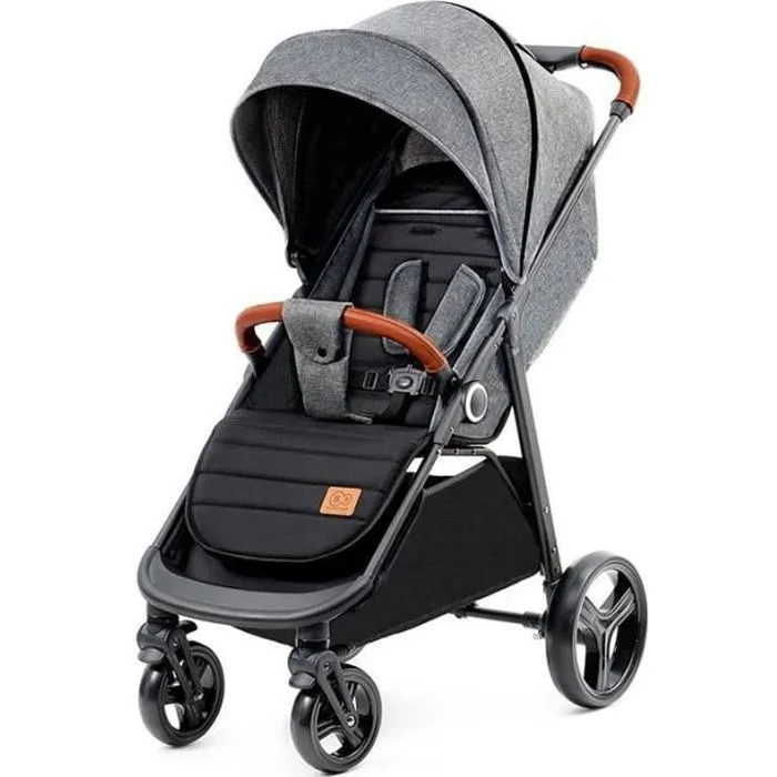 Poussette Kinderkraft Grande + Grey-3