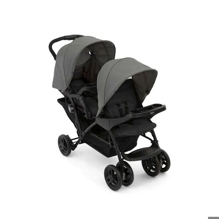 Poussette polyvalente - sport - GRACO - Stadium Duo - 4 roues - Gris - Mixte-1