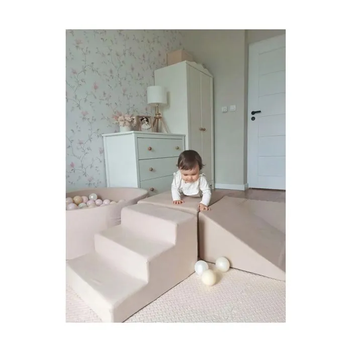 MONIO for kids - placzabaw3eldarkgrey - Ensemble blocs mousse -3 Elements gris-2