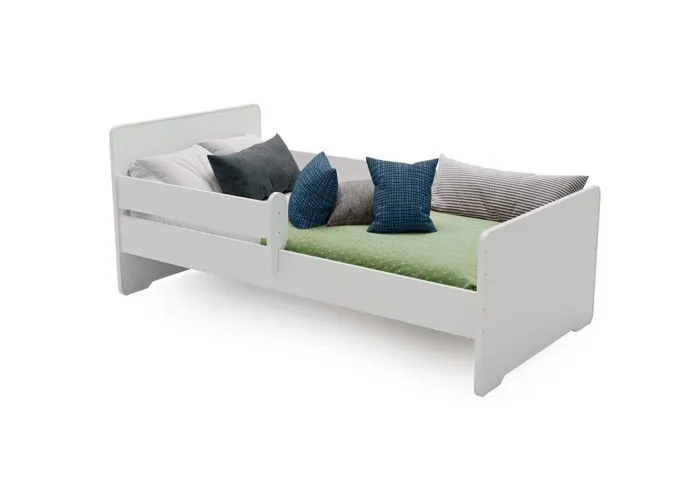 Lit enfant mixte garçons et filles Aksil avec sommier et matelas - 140 cm x 70 cm-0