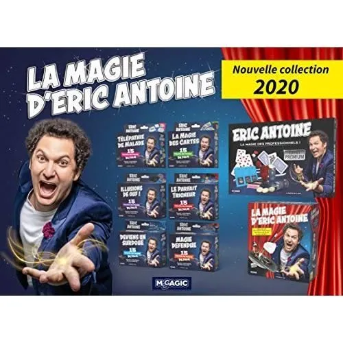 Coffret de magie Megagic Premium Eric Antoine EAD Noir pour enfant-1