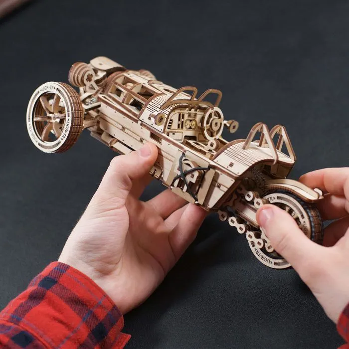 Three-wheeler UGR-S - Ugears - Puzzle 3D en bois-1