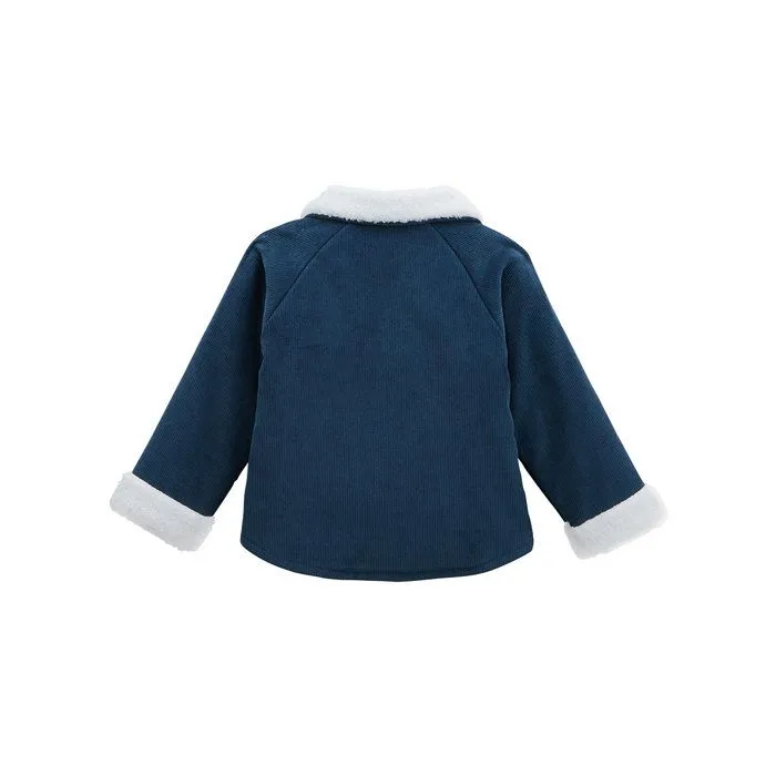 Veste enfant - Petit Béguin - Népal - 100% coton - Col sherpa - 2 poches-2