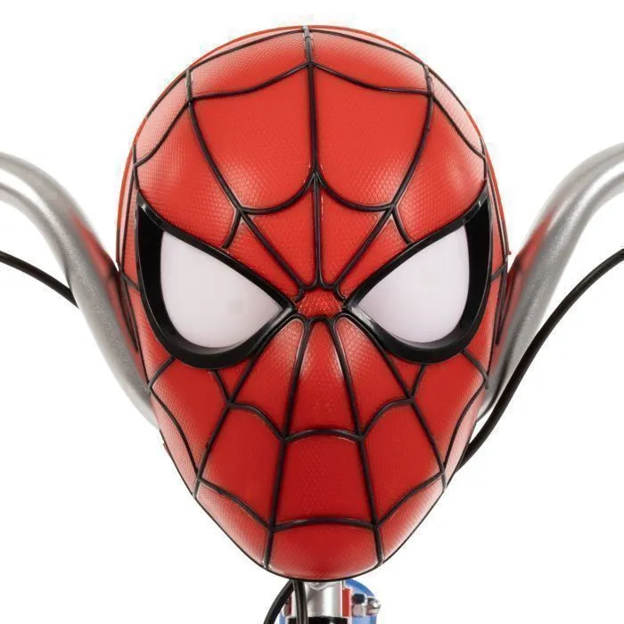 Vélo Enfant Spiderman - Roues 12" - Age 3 à 5 ans - 2 Freins - Stabilisateurs - Rouge et Bleu - Produit HUFFY-1