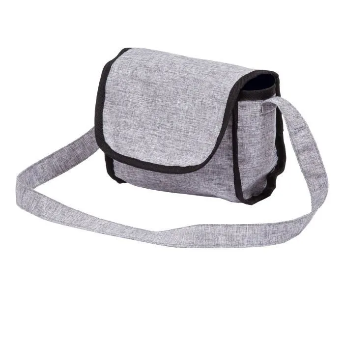 Landau pour poupée BAYER Trendy - Gris - Guidon réglable - Pliable - Pour poupées jusqu'à 46cm-3